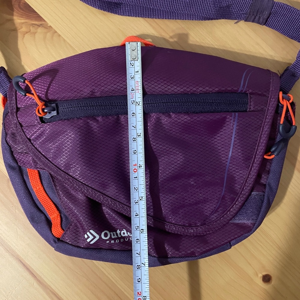 Outdoor Products Purple Fanny Pack Belt Bag Hiking Gorpcore Gear Unisex - Picture 13 of 15